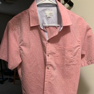 Craft + Flow Pink Micro Pattern Shirt - M